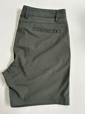Men's Flat Front Shorts — Olive Green